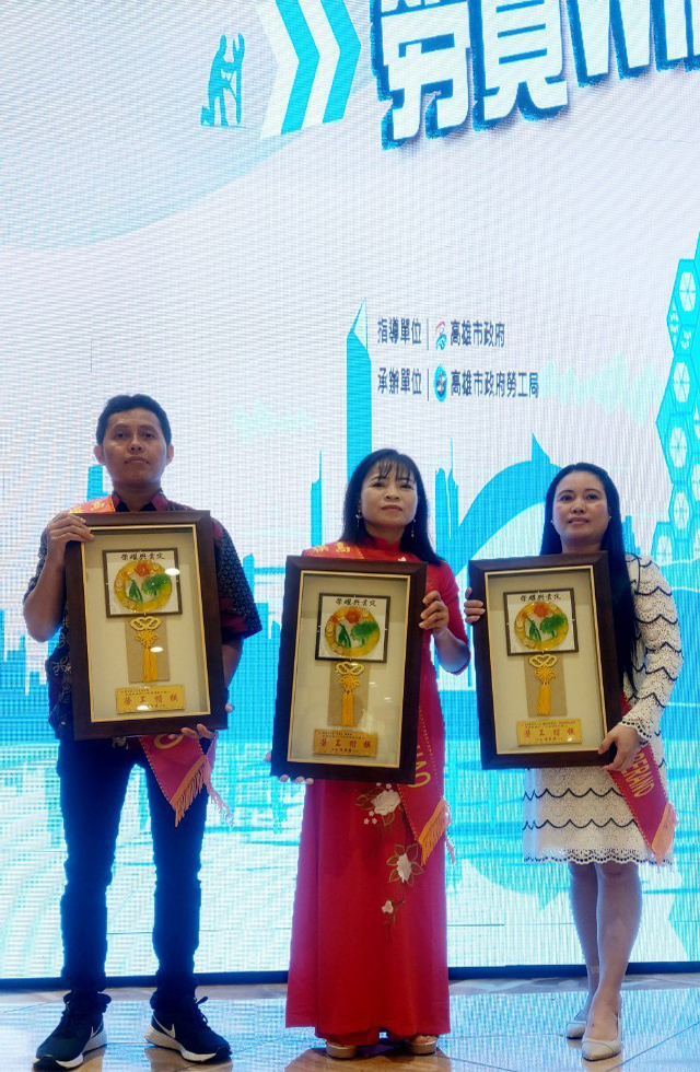 賀-宇辰人力仲介獲頒高雄市『模範移工』獎，共計三名的第4張圖片